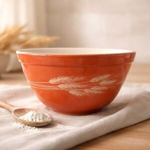 Vintage 750 ml Autumn Harvest Pyrex Small Orange Bowl